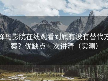 蜂鸟影院在线观看到底有没有替代方案？优缺点一次讲清（实测）