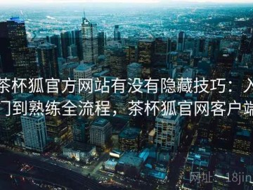 茶杯狐官方网站有没有隐藏技巧：入门到熟练全流程，茶杯狐官网客户端