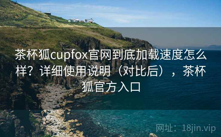 茶杯狐cupfox官网到底加载速度怎么样？详细使用说明（对比后），茶杯狐官方入口