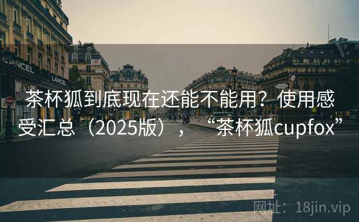 茶杯狐到底现在还能不能用？使用感受汇总（2025版），“茶杯狐cupfox”